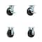 Service Caster Tool Box Caster Wheel Set 5'' Phenolic Swivel Casters, 4PK TOOL-SCC-30CS520-PHB-TLB-2-R-2 - alternate 1
